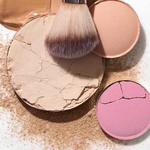 Пудры, румяна, сухие корректоры, сухие хайлайтеры