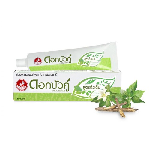 Натуральная зубная паста на травах Dok Bua Ku Twin Lotus, 30 гр.