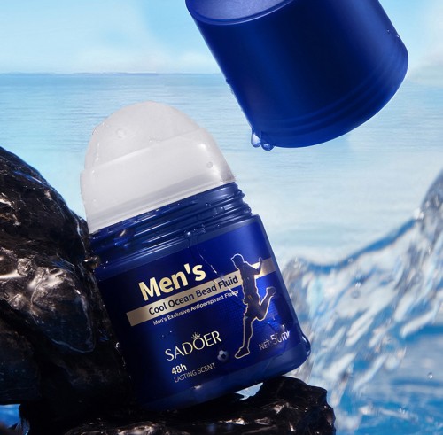 Мужской дезодорант-антиперспирант роликовый "Прохладный Океан" Sadoer, 50 мл.