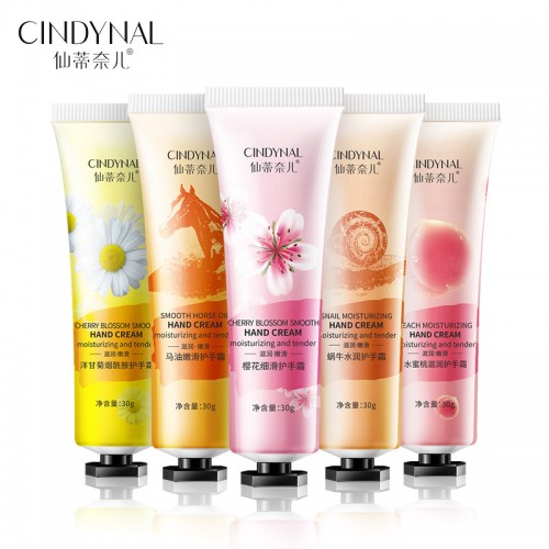 Набор парфюмированных кремов для рук CINDYNAL, 5 шт. * 30 гр.