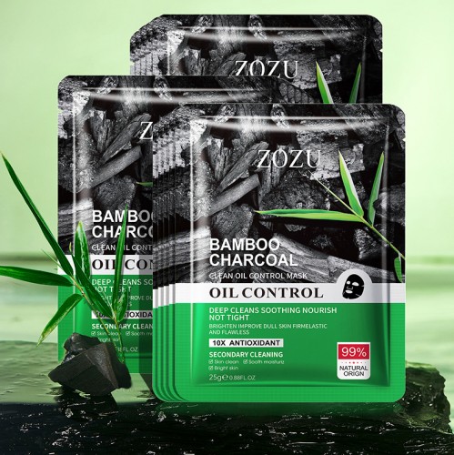 Очищающая маска "Детокс-эффект" с бамбуковым углем Zozu