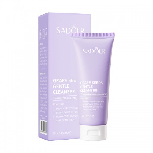 Пенка для умывания с экстрактом винограда Sadoer Grape Seeds Gentle Cleanser, 100 гр. 