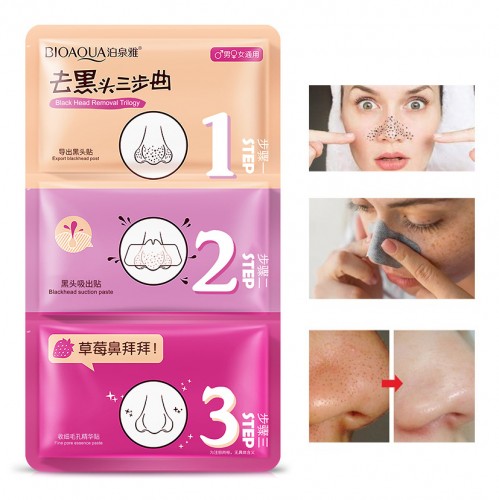 Трехступенчатая система очистки пор от черных точек Bioaqua