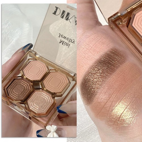 Палетка теней 4 цвета Dikalu Mini Jewelry, номер 01