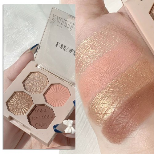 Палетка теней 4 цвета Dikalu Mini Objet, номер 05