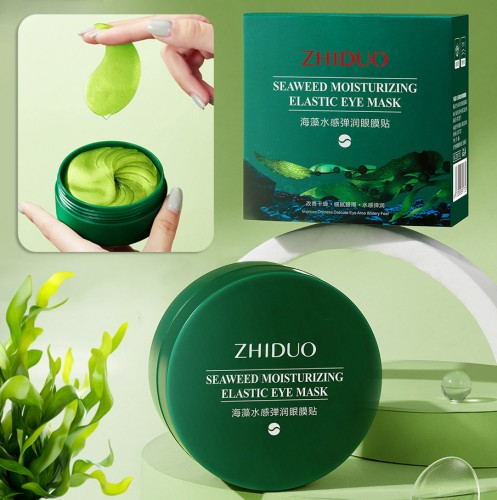 Гидрогелевые патчи для глаз с экстрактом морских водорослей ZHIDUO, 60 шт.