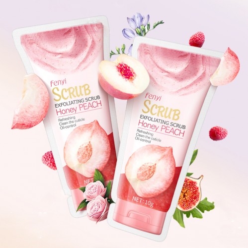 Скраб отшелушивающий "Медовый персик" Fenyi, саше 8 гр.
