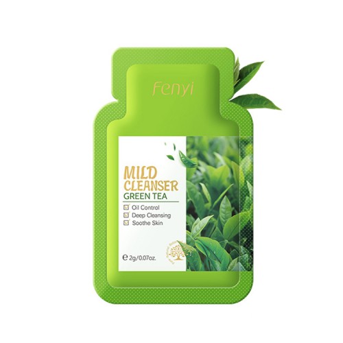 Пенка для умывания с зеленым чаем Fenyi, саше 2 гр.