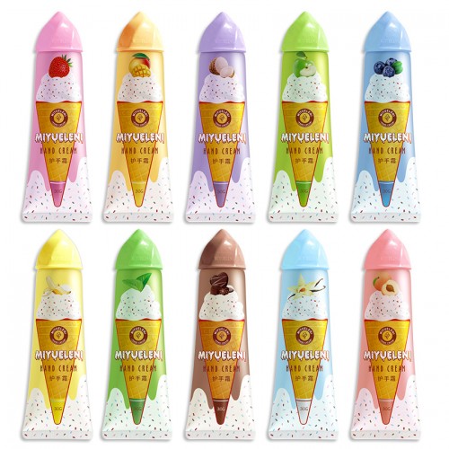 Крем для рук Мороженое с насадкой для выдавливания в виде цветочка, 30 гр. 