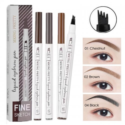 Маркер для бровей с эффектом микроблейдинга 