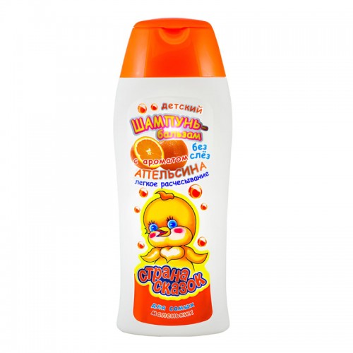Шампунь-бальзам детский с 0 лет ароматом Апельсина "Страна Сказок", 250 мл.