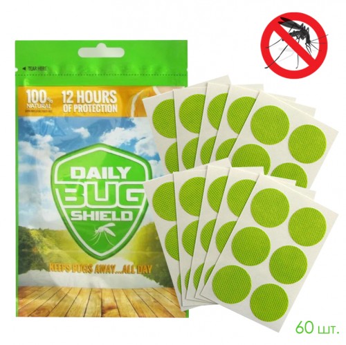 Наклейки от комаров и мошек, набор 60 шт.