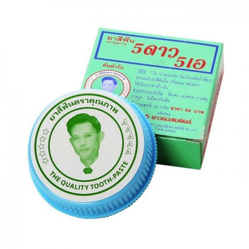 Тайская зубная паста с борнеолом 5STAR 5A, 25 гр.