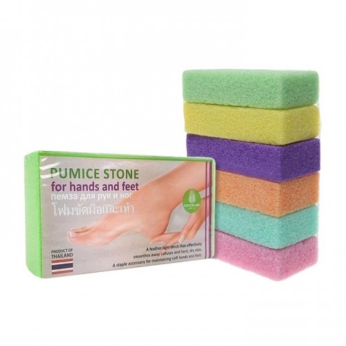 Тайская косметическая пемза мелкозернистая Coco Blues (Цвет случайный)