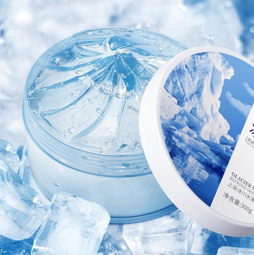 Увлажняющий гель для тела с ледниковой водой охлаждающий SADOER, 300 гр.