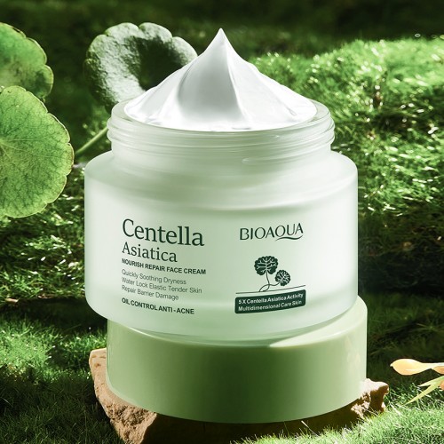 Успокаивающий крем с экстрактом центеллы азиатской BIOAQUA, 50 гр.