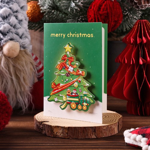 Новогодняя открытка "Новогодняя Ёлка" 3D