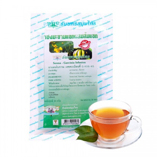 Фиточай для похудения "Сенна и Гарциния" 20 пакетов, Thanyaporn. Таиланд