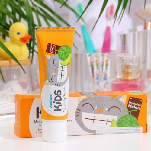 Органическая паста для зубов и десен ДЫНЯ Kolbadent Kids, 50 гр. Таиланд