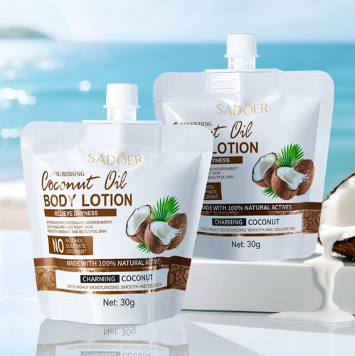 Питательный лосьон для тела с экстрактом кокоса SADOER, 30 мл.