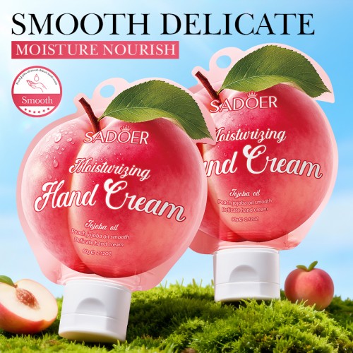 Крем для рук с экстрактом ПЕРСИКА Sadoer, 60 гр.