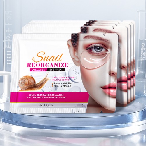 Патчи для глаз с улиточным муцином и коллагеном Sadoer, 1 пара