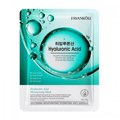 Увлажняющая тканевая маска с гиалуроновой кислотой Fayankou