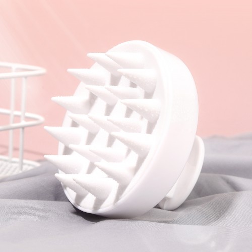 Массажер для мытья головы силиконовый. Цвет: БЕЛЫЙ