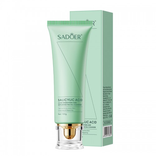 Пенка для лица с салициловой кислотой для жирной кожи SADOER, 100 гр.