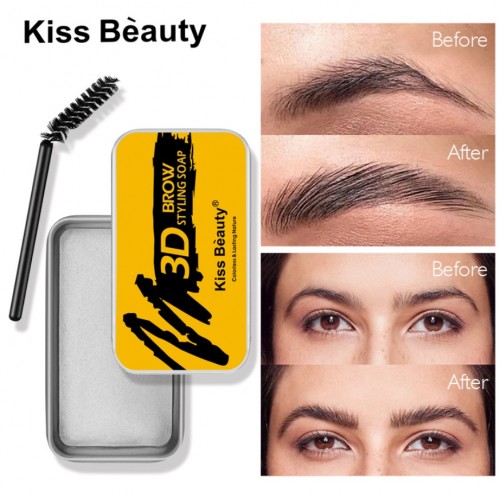 Фиксирующее мыло для укладки бровей Kiss Beauty Styling Soap, 10 гр.