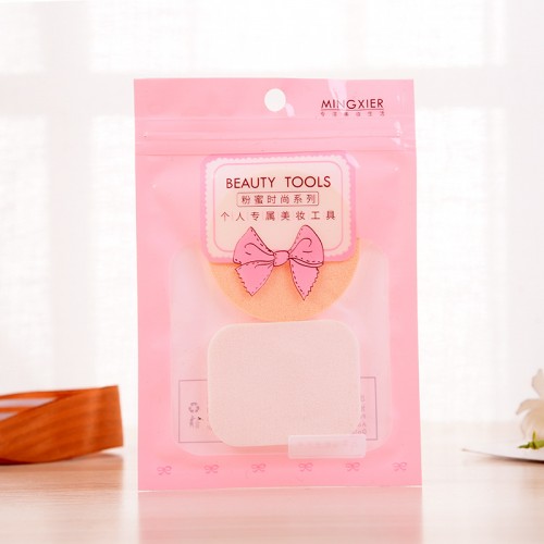 Набор из 2 спонжей для макияжа (пудры, основы и др. продуктов) разной формы